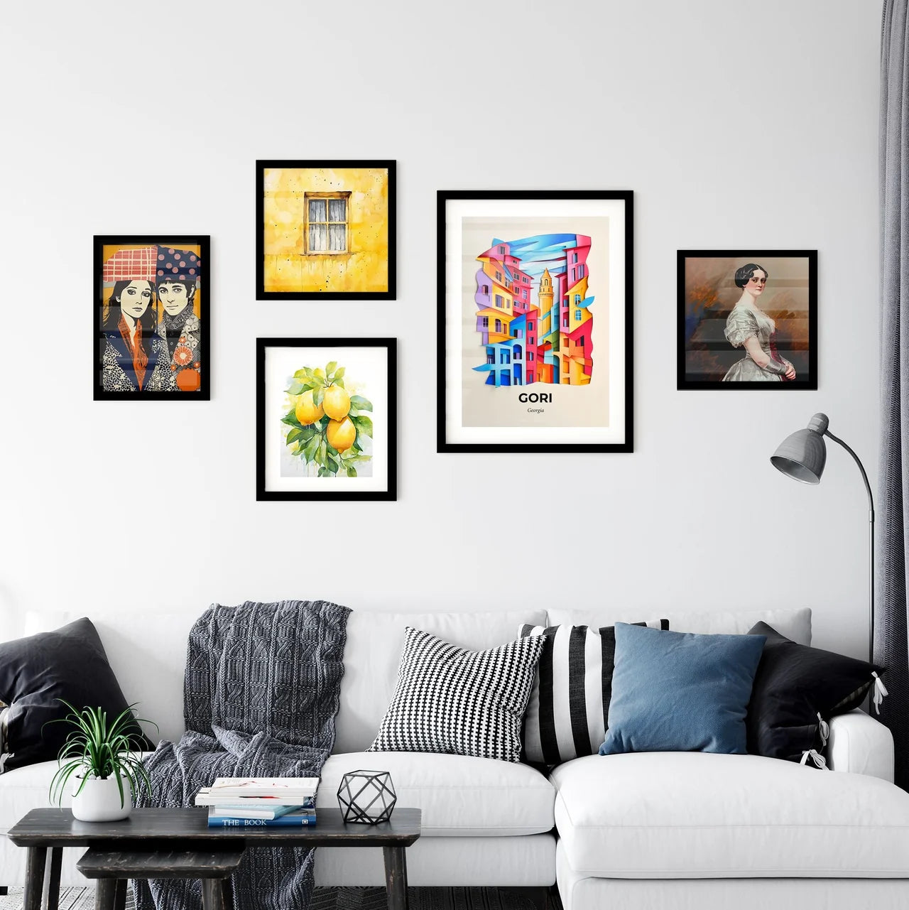 Vivid Gori, Georgia, Premium Framed Prints