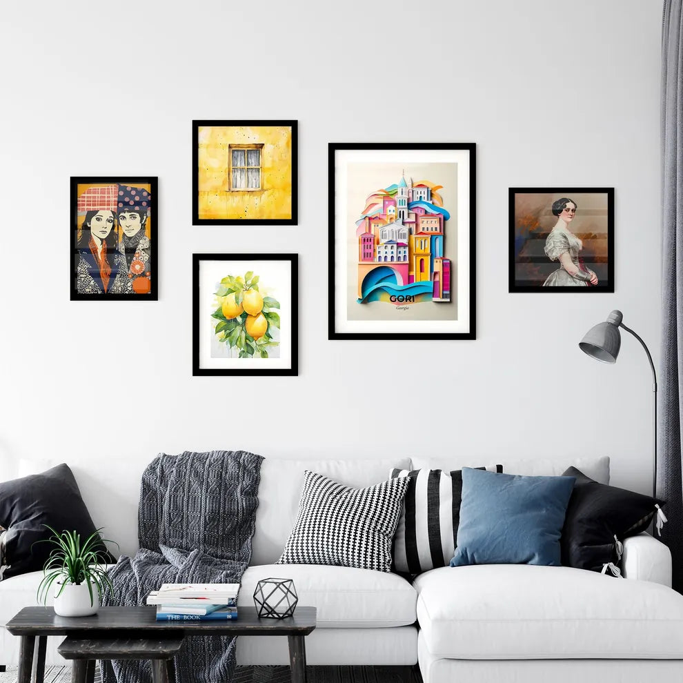 Vivid Gori, Georgia, Premium Framed Prints