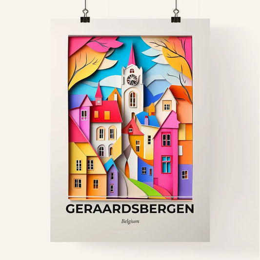 Vivid Geraardsbergen , Belgium, Colorful Poster