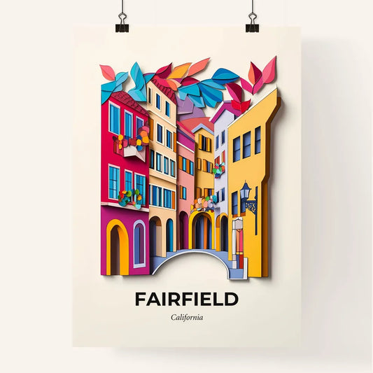 Vivid Fairfield, California, Colorful Poster