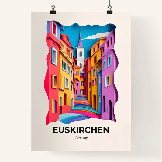 Vivid Euskirchen, Germany, Colorful Poster