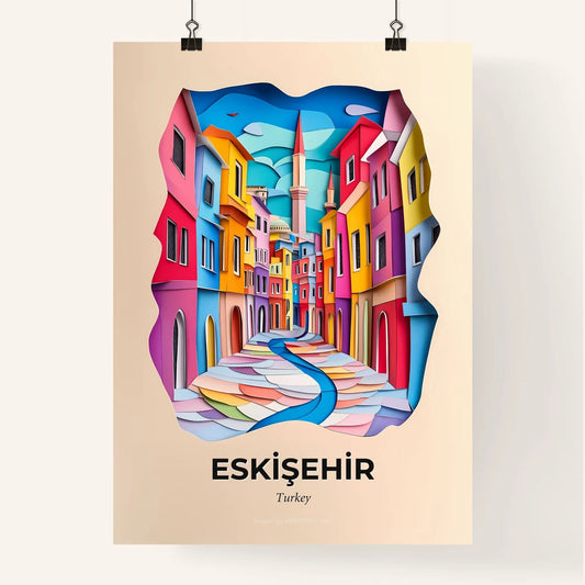 Vivid Eskişehir, Turkey, Colorful Poster