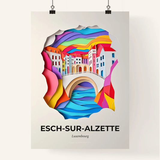 Vivid Esc, Colorful Poster