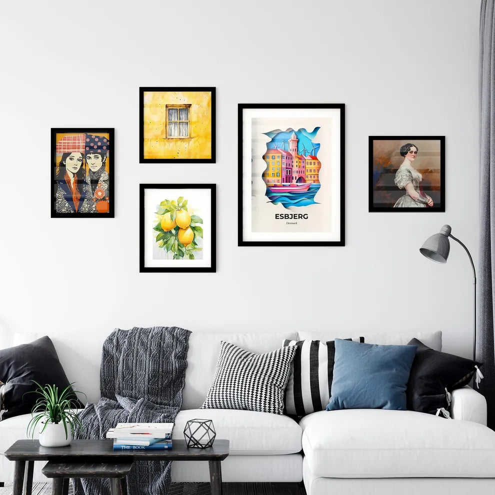 Vivid Esbjerg, Denmark, Premium Framed Prints
