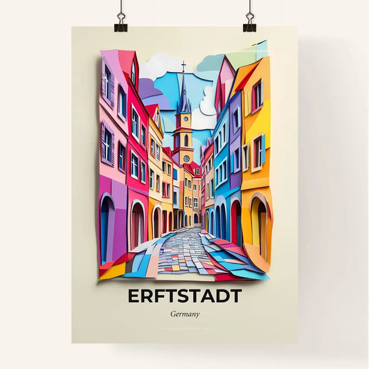 Vivid Erftstadt, Germany, Colorful Poster