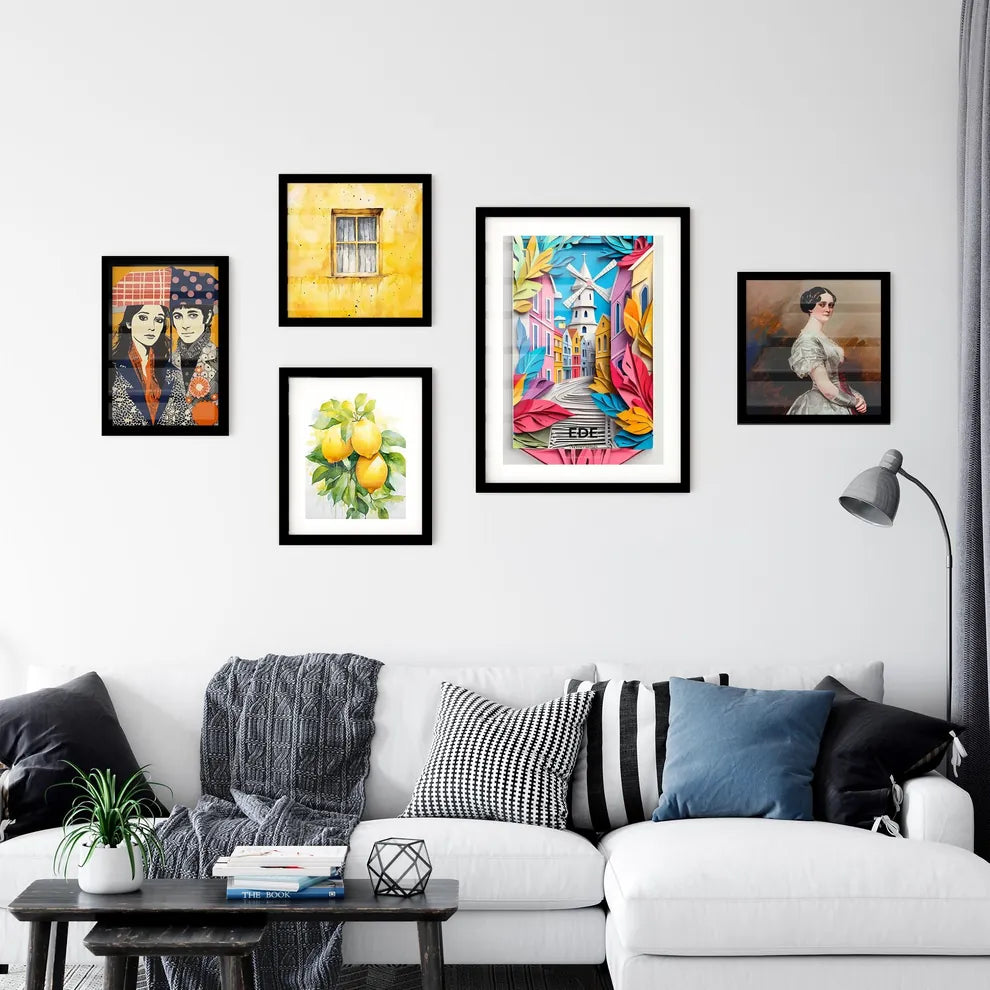 Vivid Ede, Netherlands, Premium Framed Prints