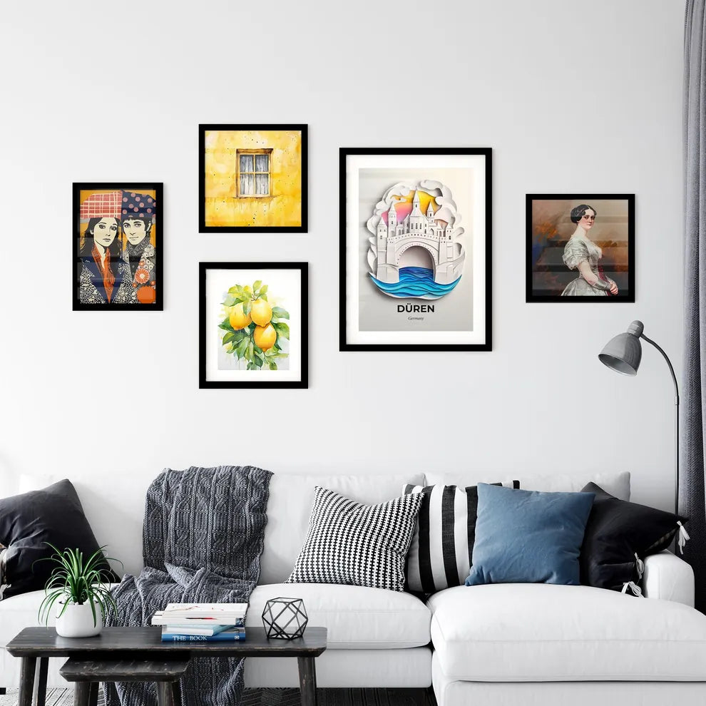 Vivid Duren, Germany, Premium Framed Prints
