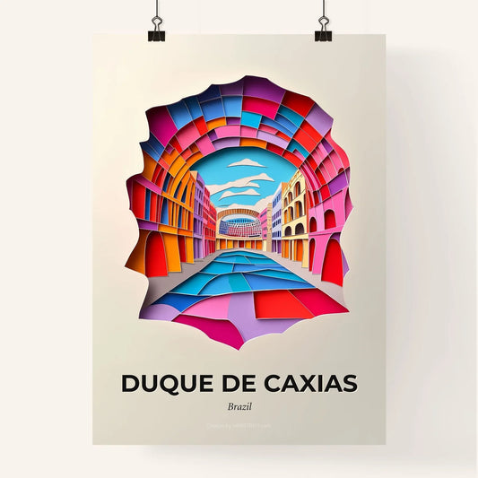 Vivid Duque de Caxias, Brazil, Colorful Poster