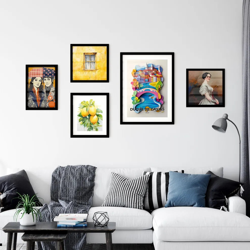 Vivid Duque de Caxias, Brazil, Premium Framed Prints