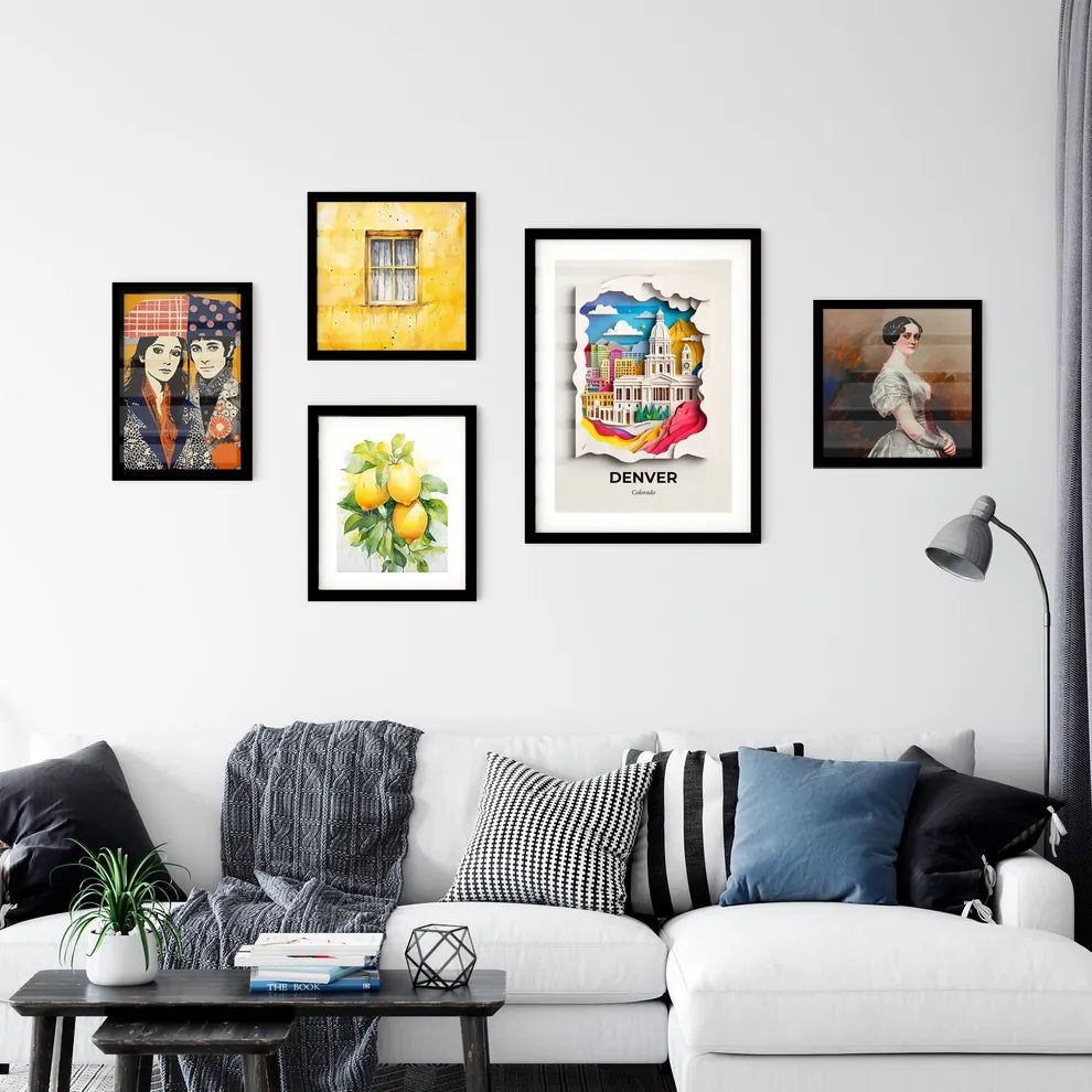 Vivid Denver, Colorado, Premium Framed Prints