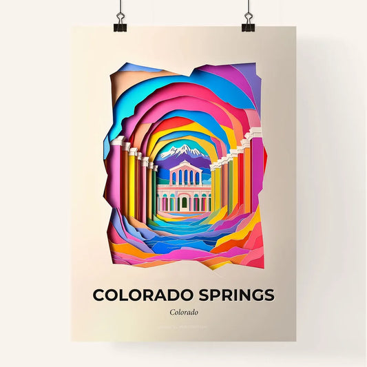 Vivid Colorado Springs, Colorado, Colorful Poster