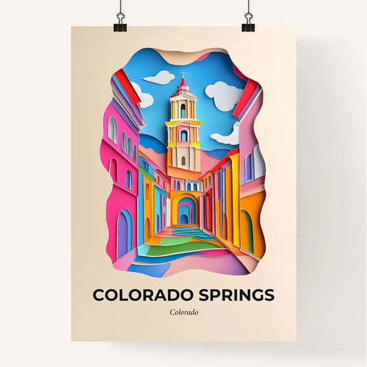 Vivid Colorado Springs, Colorado, Colorful Poster