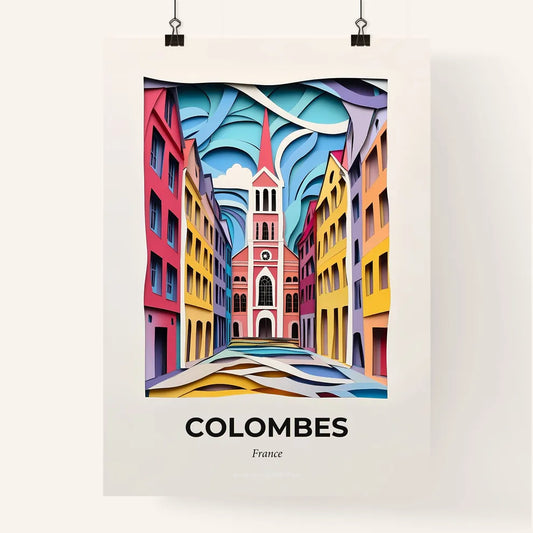 Vivid Colombes, France, Colorful Poster