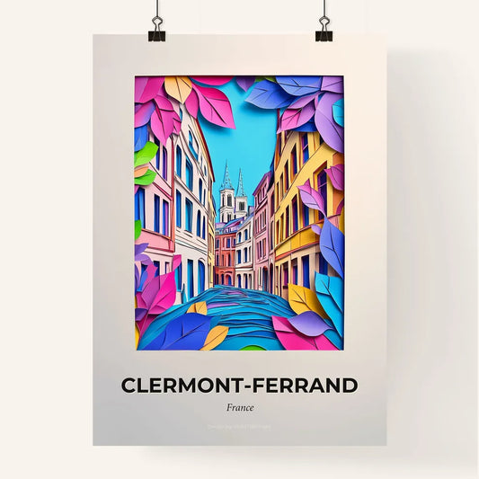Vivid Clermon, Colorful Poster