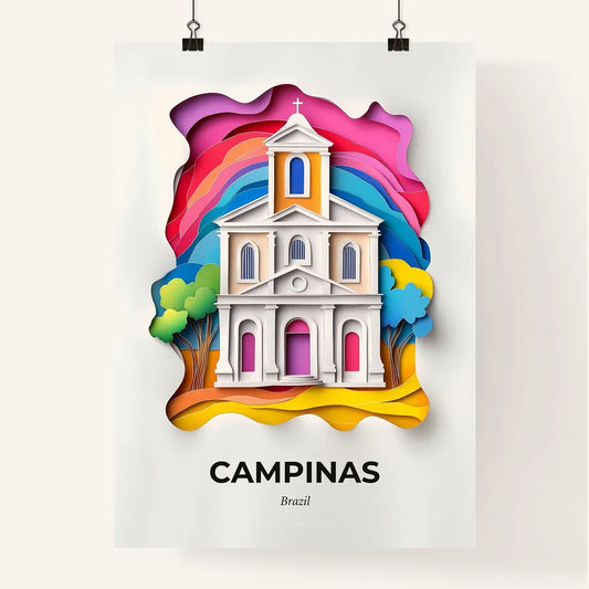 Vivid Campinas, Brazil, Colorful Poster
