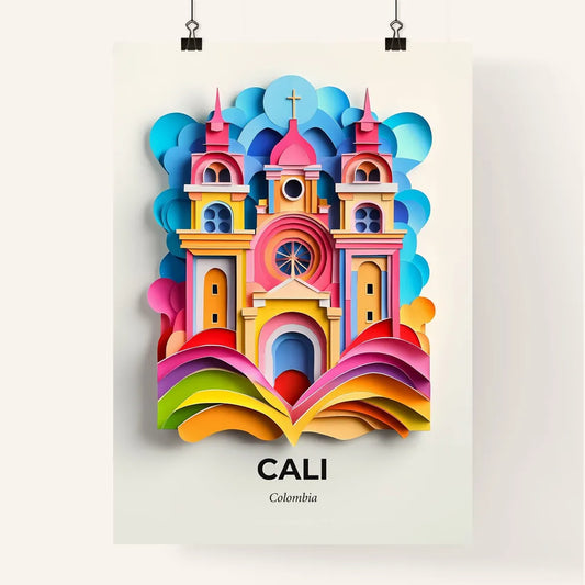Vivid Cali, Colombia, Colorful Poster