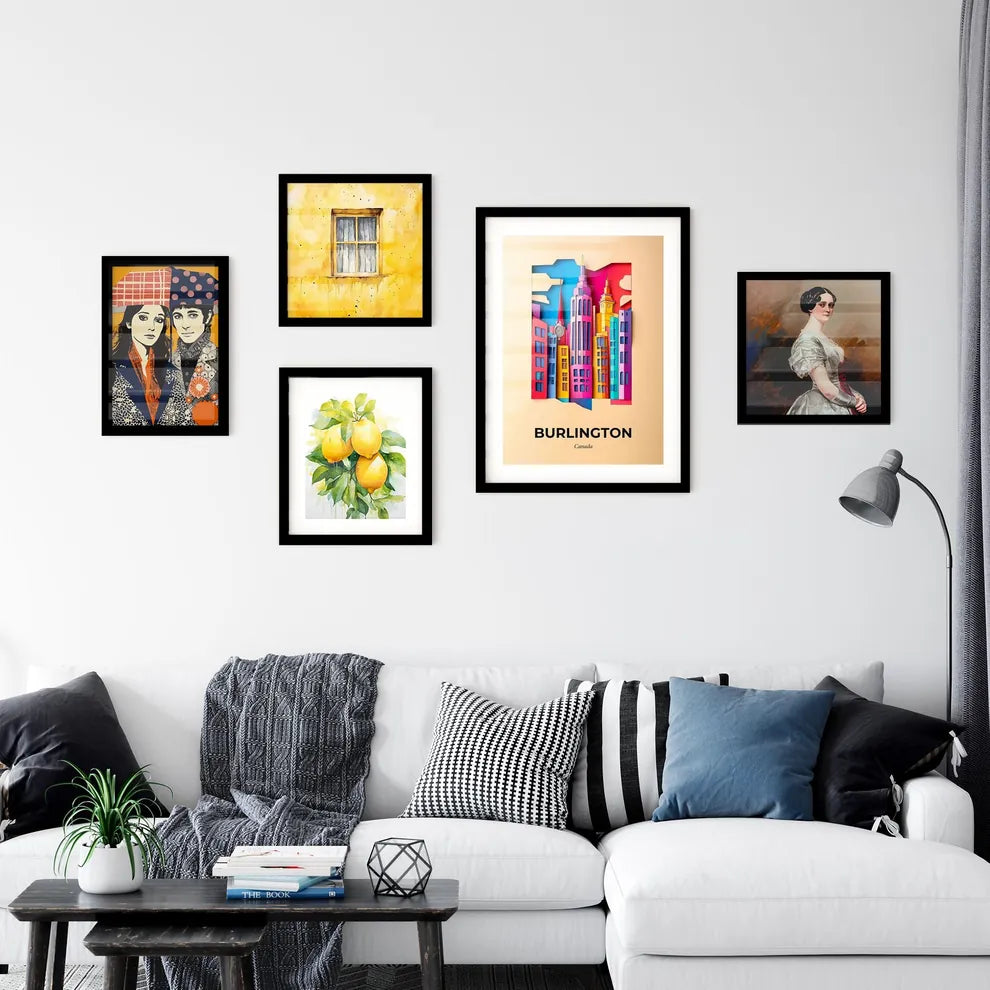Vivid Burlington, Canada, Premium Framed Prints
