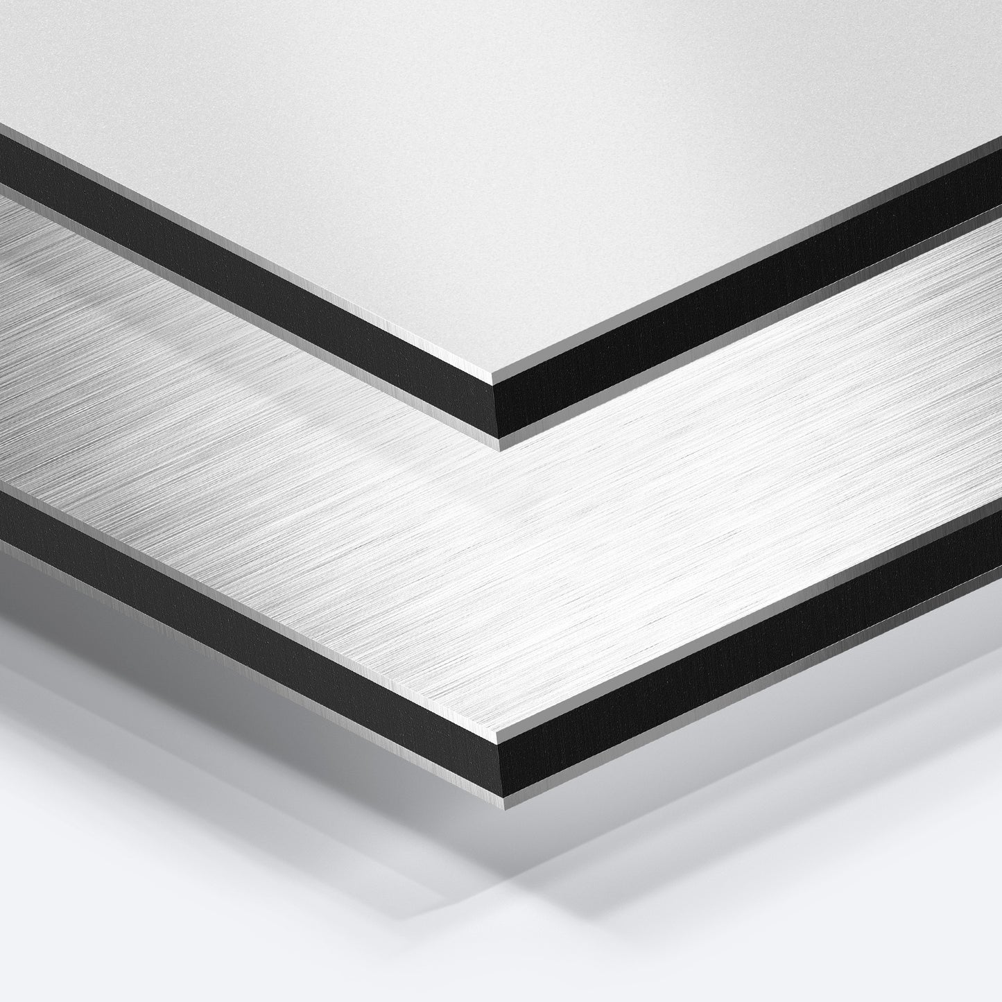 White-coated Metal Print on Aluminum DIBOND®