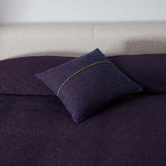 MAPPING BEDSPREAD - Purple BEDSPREAD - 235x245 cm - 100% Cotton | Cristian Zuzunaga