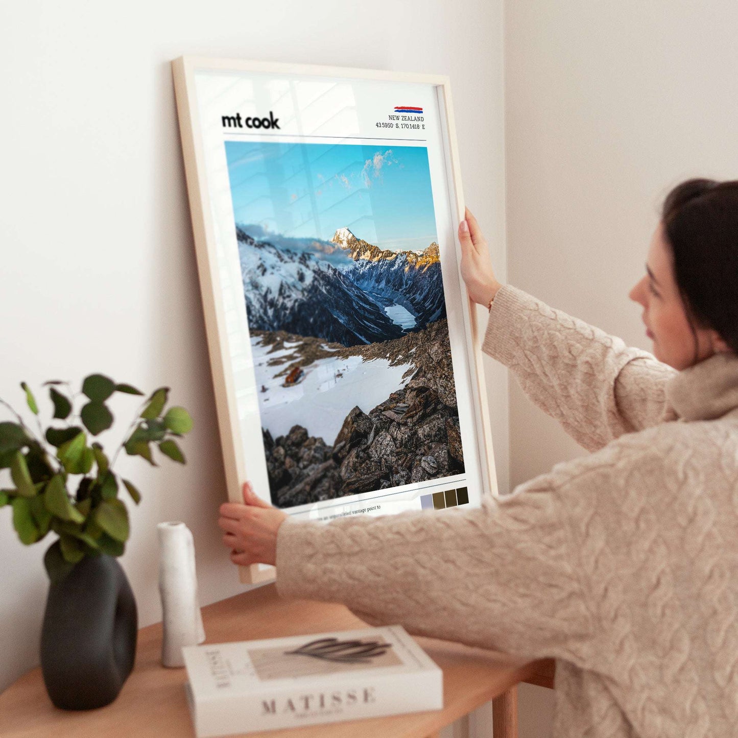 Mt Cook Wall Art Print – Aoraki / Mueller Hut, New Zealand