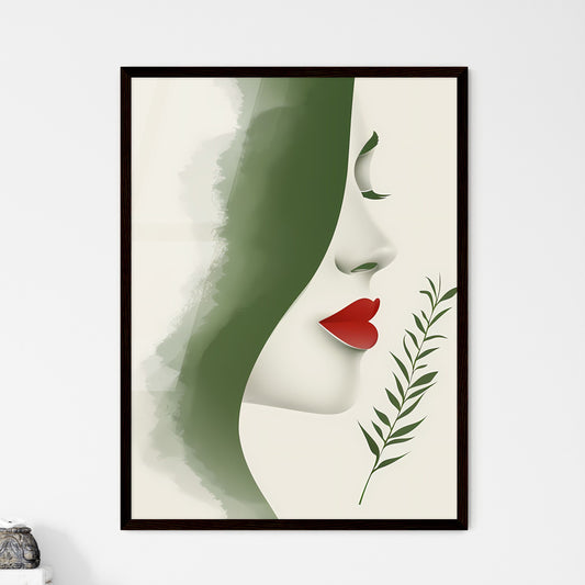 Green logo with white womans face. Domestic intimacy, minimalism, vibrant art focus. Magenta accents, playful animation, distinctive noses. Romantic emotivity. Default Title