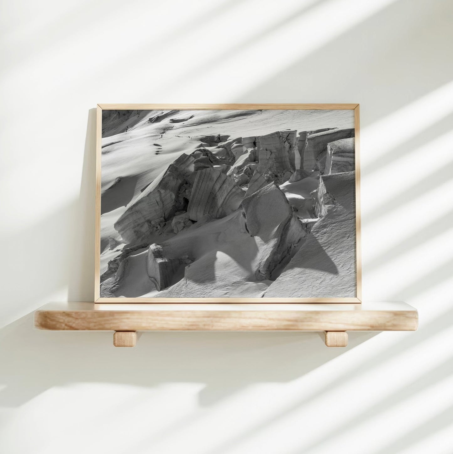 Glacier de Taconnez Wall Art Print | Chamonix Glacier Photography