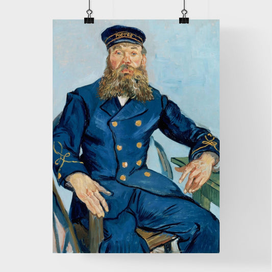 Portrait of the Postman Joseph Roulin – Vincent van Gogh Poster