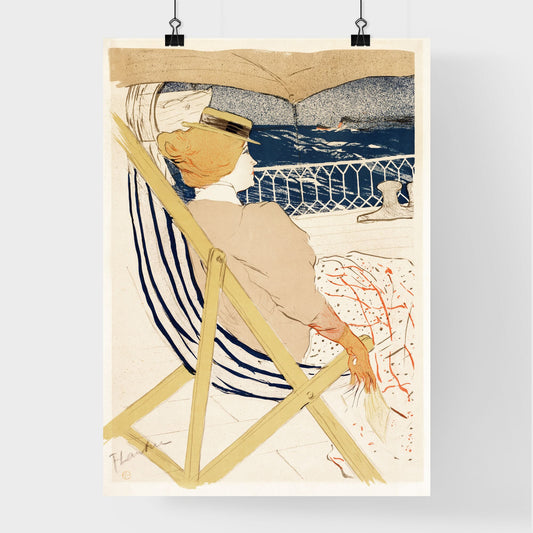 La Passagère du 54 by Henri de Toulouse-Lautrec Poster