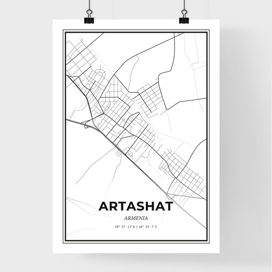 Artashat Armenia - Premium City Map Poster