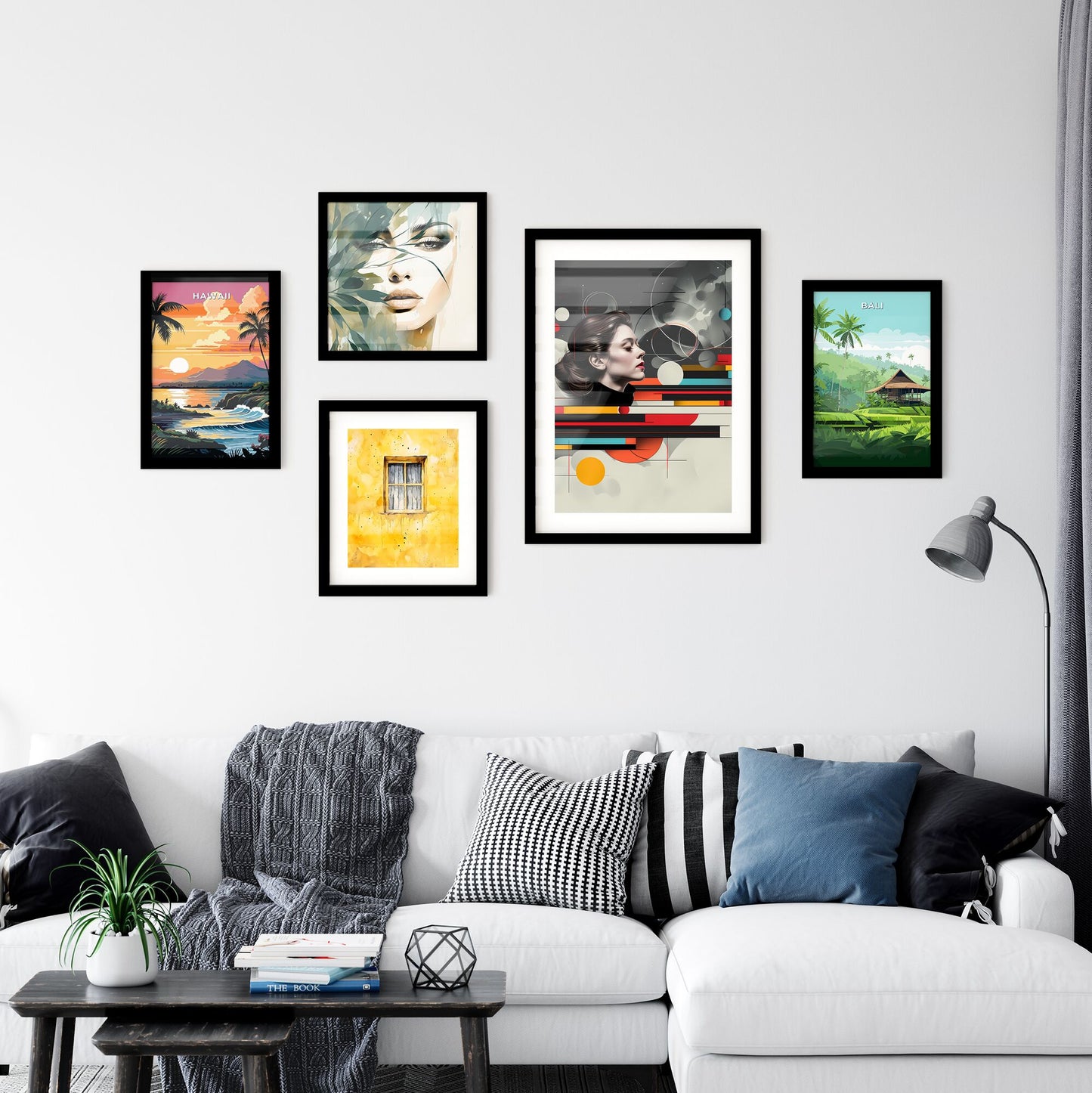 Vibrant Bauhaus-style Artwork: Captivating Painting for Poetry Blogs Homepage Default Title