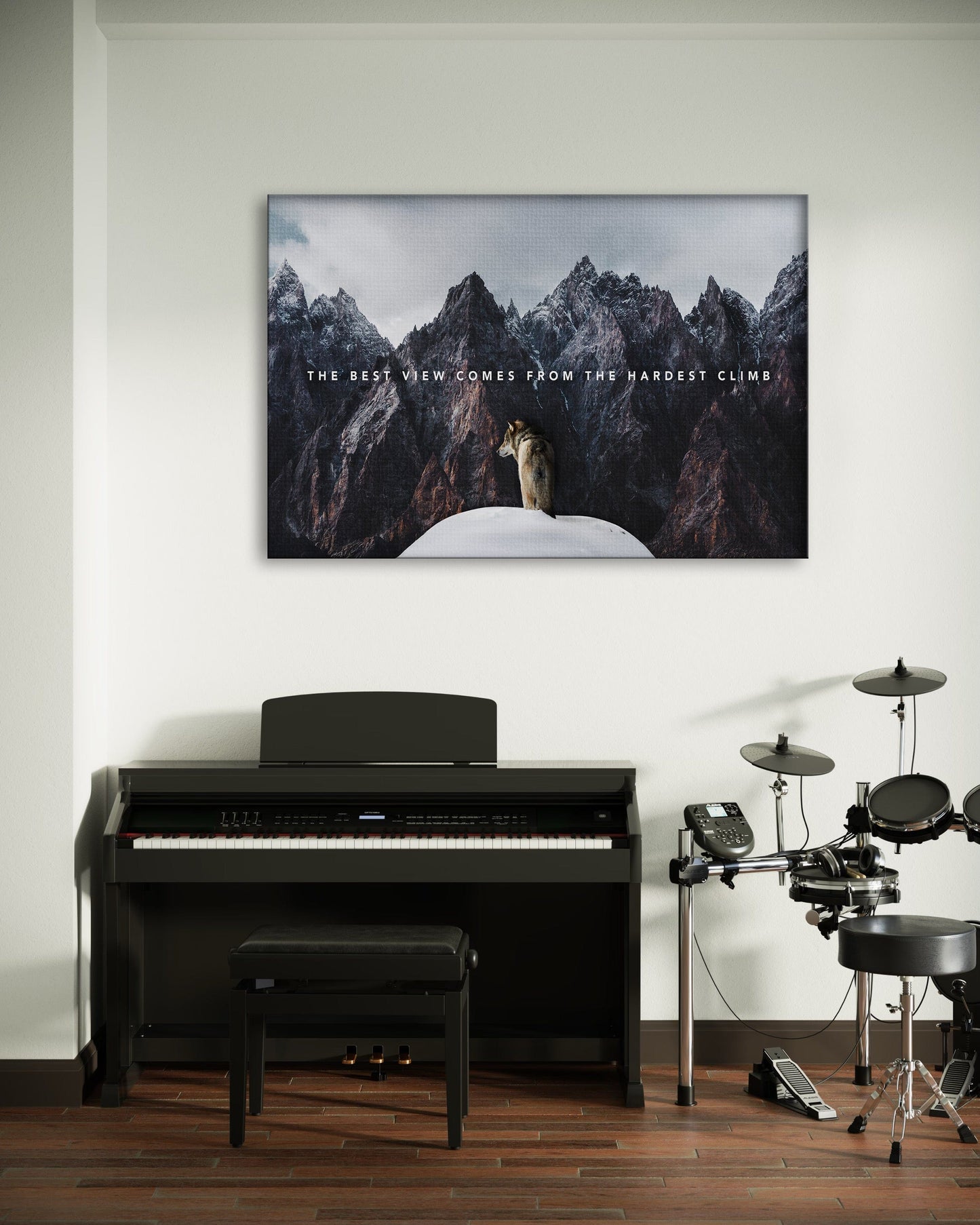 Best View - Leinwandbild Motivation