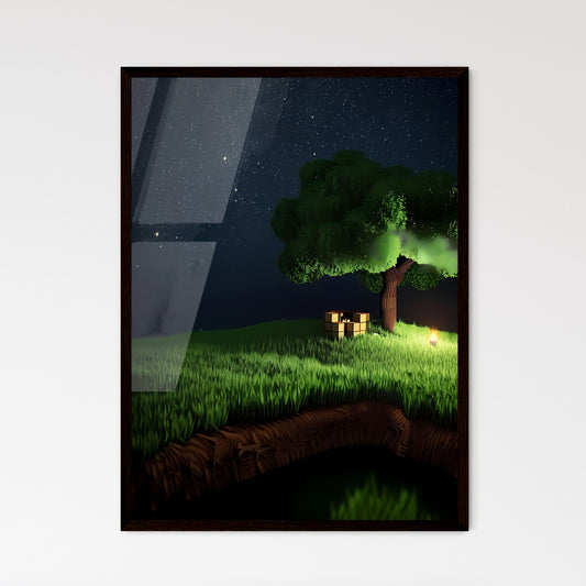 Chiaroscuro Tree Painting for Minecraft Educators: Bold Graphic Art Inspired by Joel Robison, Shozo Shimamoto, Scott Adams and Internet Academia Default Title