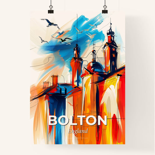 Vibrant Bolton, England Poster