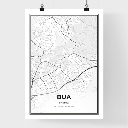 Boo Sweden - Premium City Map Poster