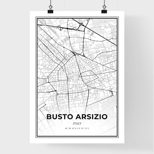 Busto Arsizio Italy - Premium City Map Poster