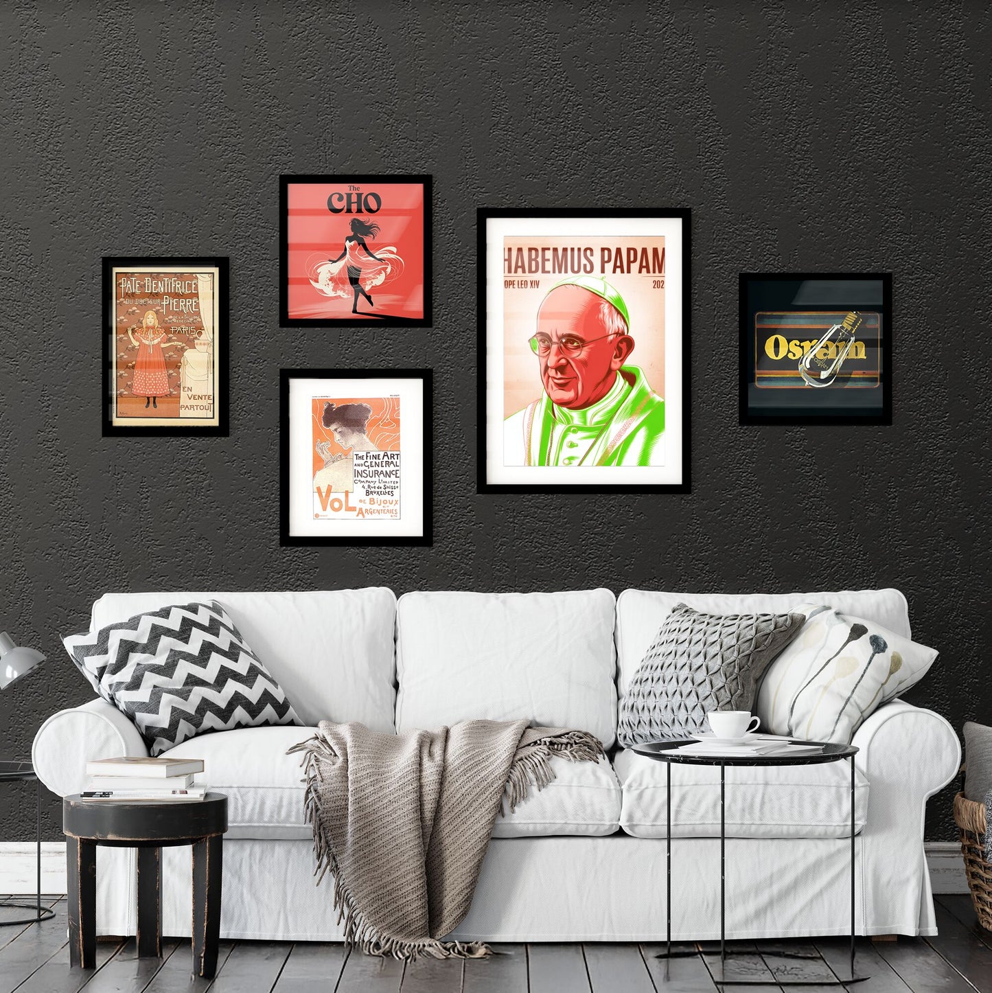 Celebrating the Future: Artistic Rendering of Pope Leo XIV in 2025, with 'Habemus Papam' Theme. Collection