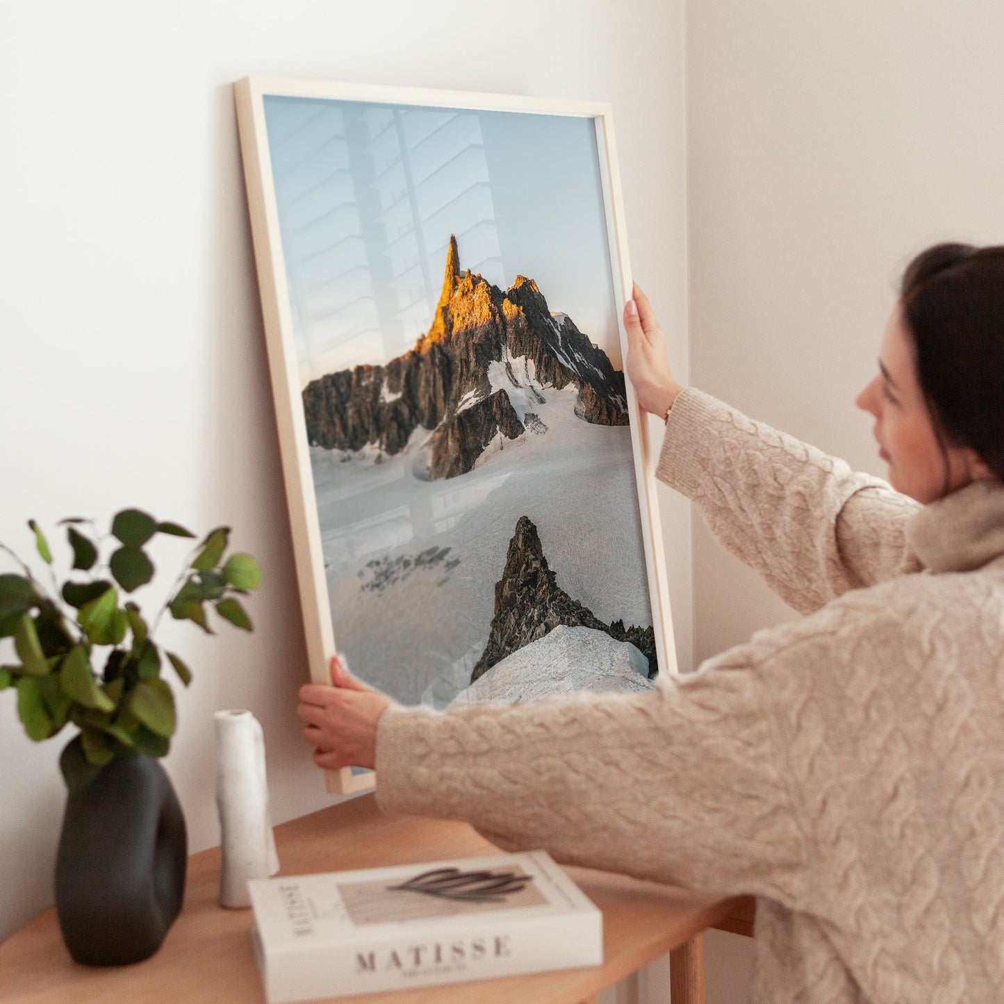 Dent du Géant Print – French Alps Sunset Wall Art Photography