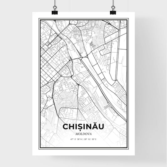 Chișinău Moldova - Premium City Map Poster