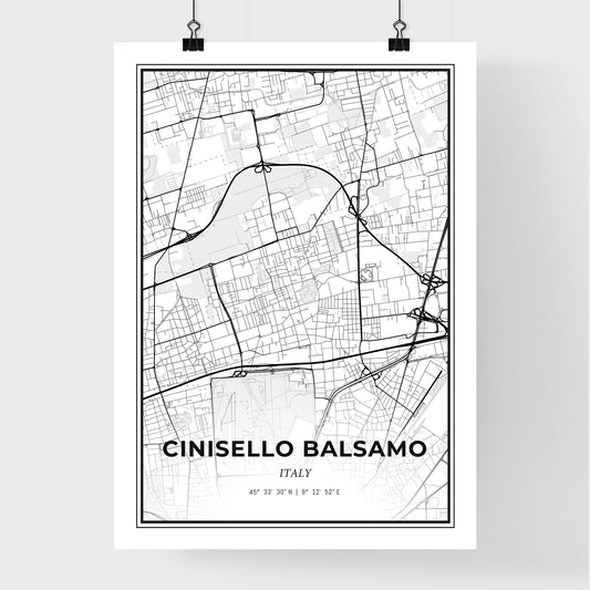 Cinisello Balsamo Italy - Premium City Map Poster