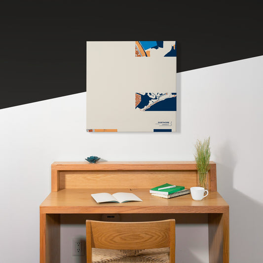 Portmore Jamaica Colorful City Map Canvas Print Scene