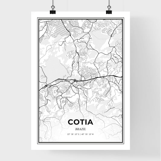Cotia Brazil - Premium City Map Poster