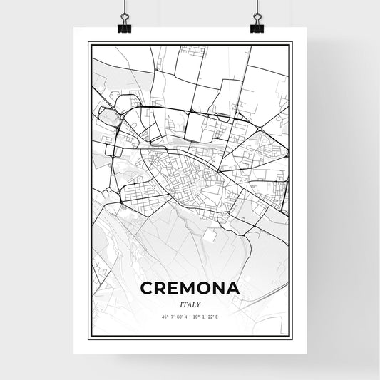 Cremona Italy - Premium City Map Poster