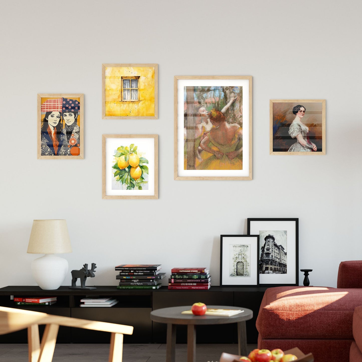 Wall Art with Dancers by Edgar Degas