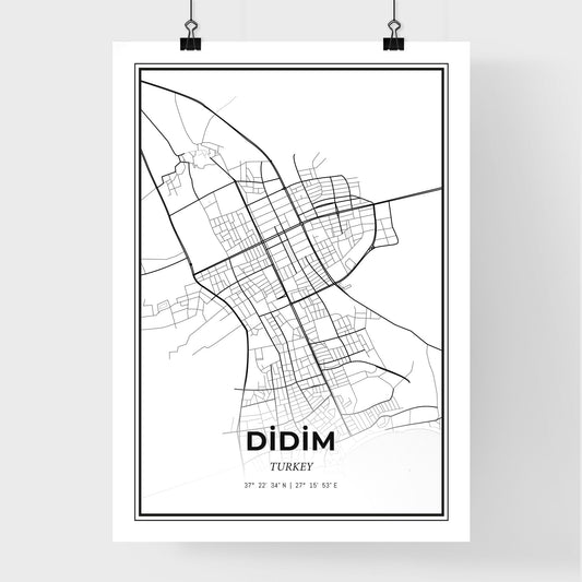 Didim Turkey - Premium City Map Poster
