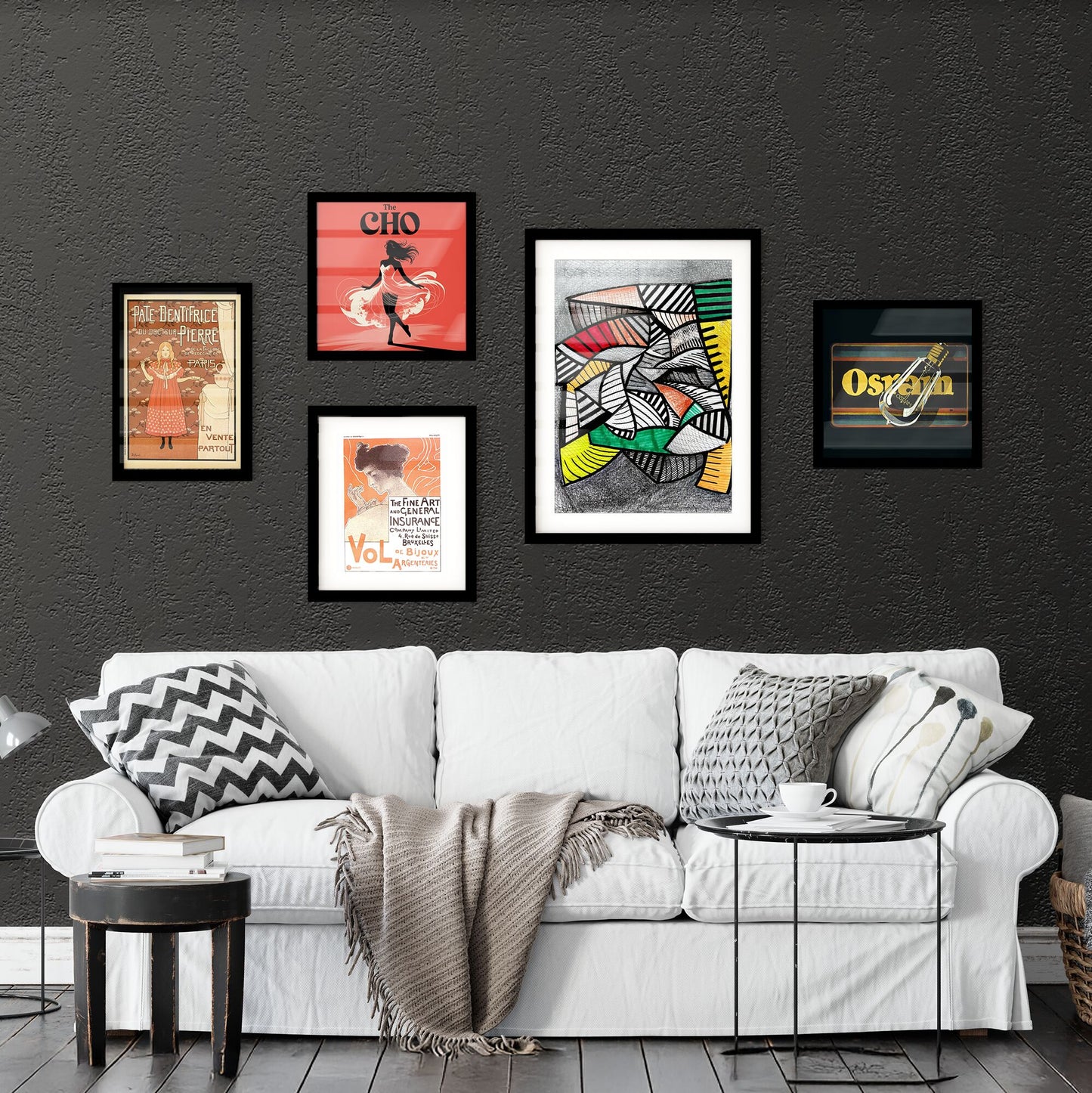 Dynamic Interplay of Color and Line: A Modern Abstract Journey Collection