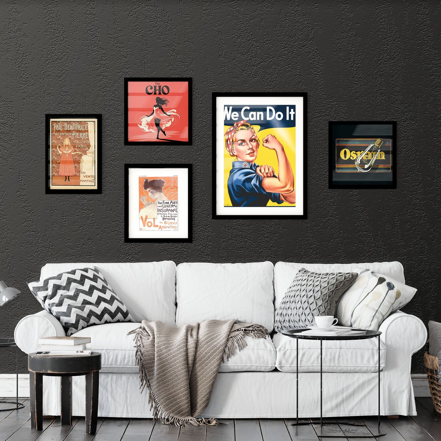 Empowering Women: Vintage Rosie the Riveter Symbolizing Strength and Determination in the Workforce. Collection