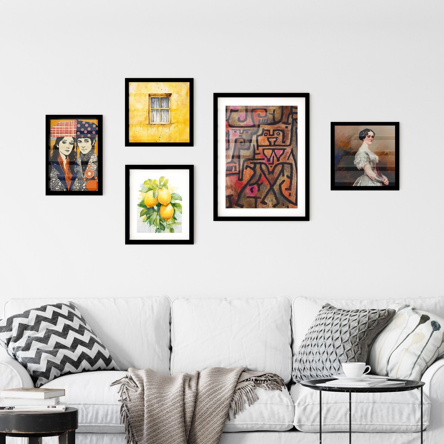 Wall Art with Forest Witches – Paul Klee