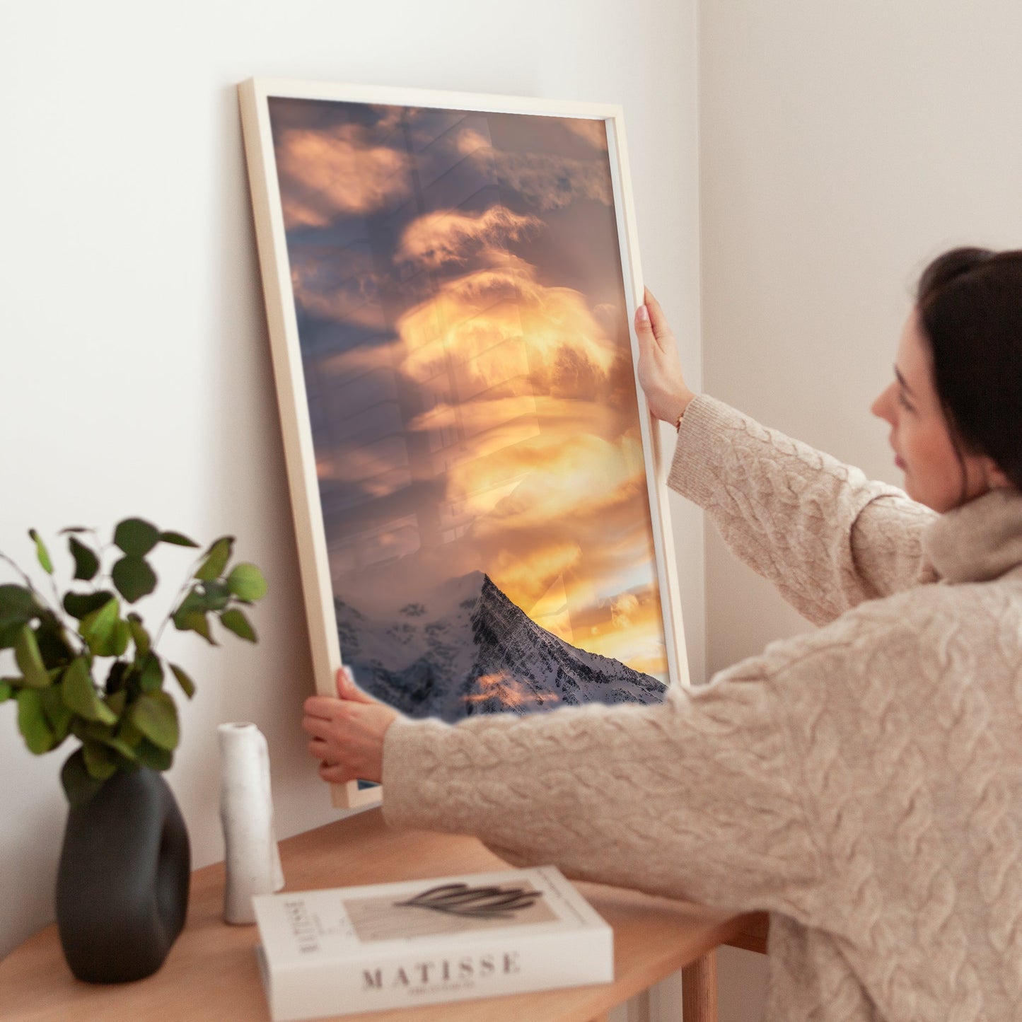 Aiguille du Goûter Print – Chamonix Sunset Alpine Wall Art Photography