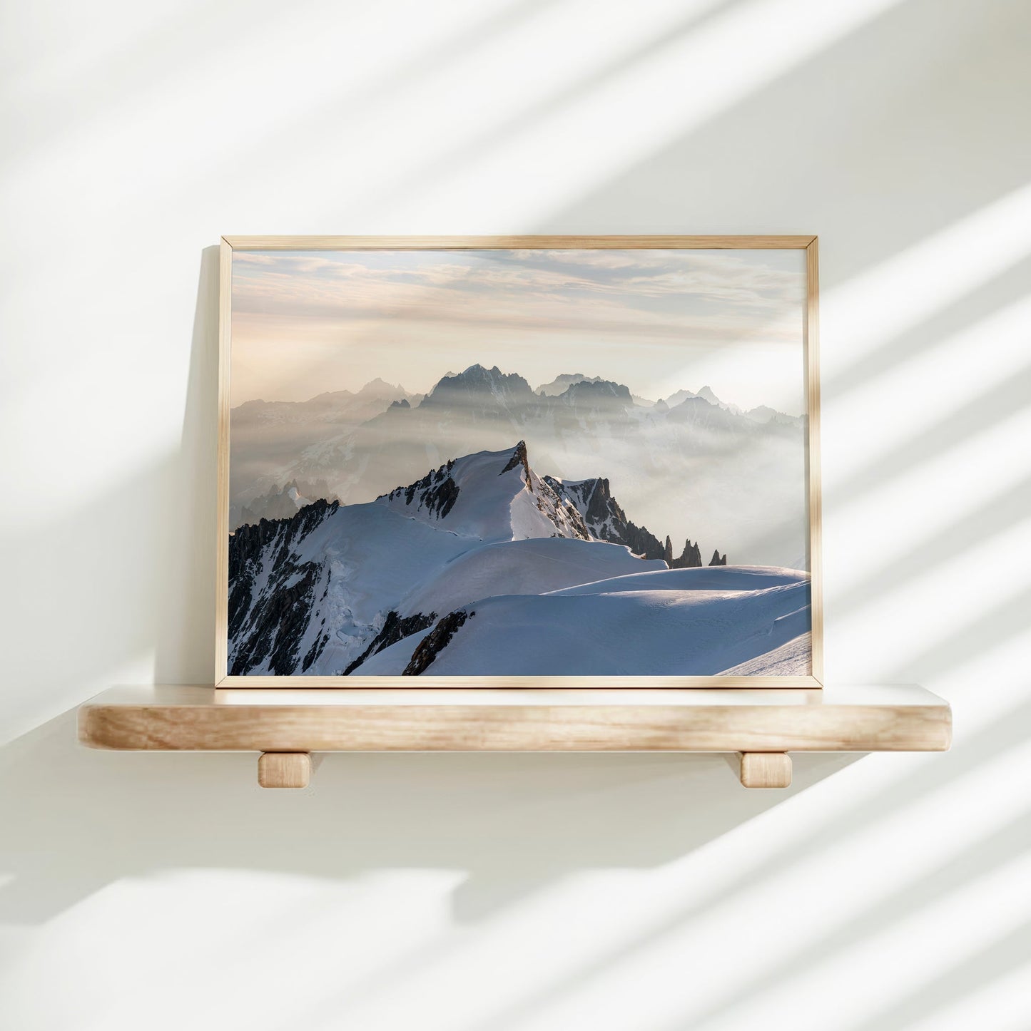 Mont Maudit seen from the summit of Mont Blanc