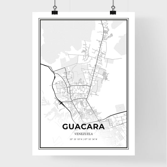 Guacara Venezuela - Premium City Map Poster
